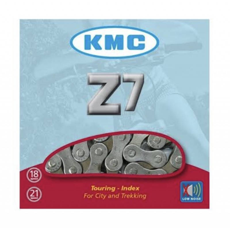 Цепь велосипедная КМС (модель Z7 (Z50) размер 1/2"х3/32" 114 звеньев, хромированная с замком)
Цепь велосипедная КМС (модель Z7 (Z50) размер 1/2"х3/32" 114 звеньев, хромированная с замком)