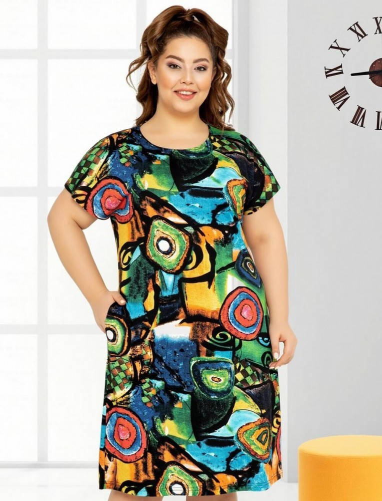 Женская Туника Cocoon, 2XL разноцветная
Женская Туника Cocoon, 2XL разноцветная