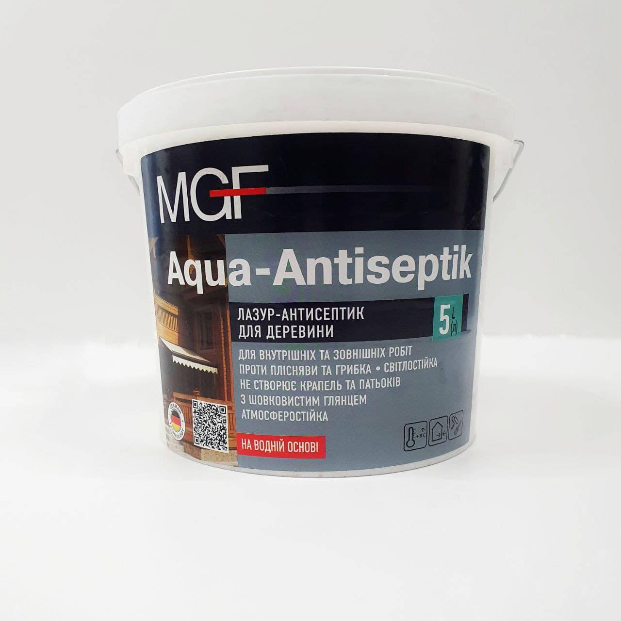 Лазурь-антисептик для дерева MGF AQUA-ANTISEPTIK (МГФ АКВА-АНТИСЕПТИК) 5 л, Бесцветный
Лазурь-антисептик для дерева MGF AQUA-ANTISEPTIK (МГФ АКВА-АНТИСЕПТИК) 5 л, Бесцветный