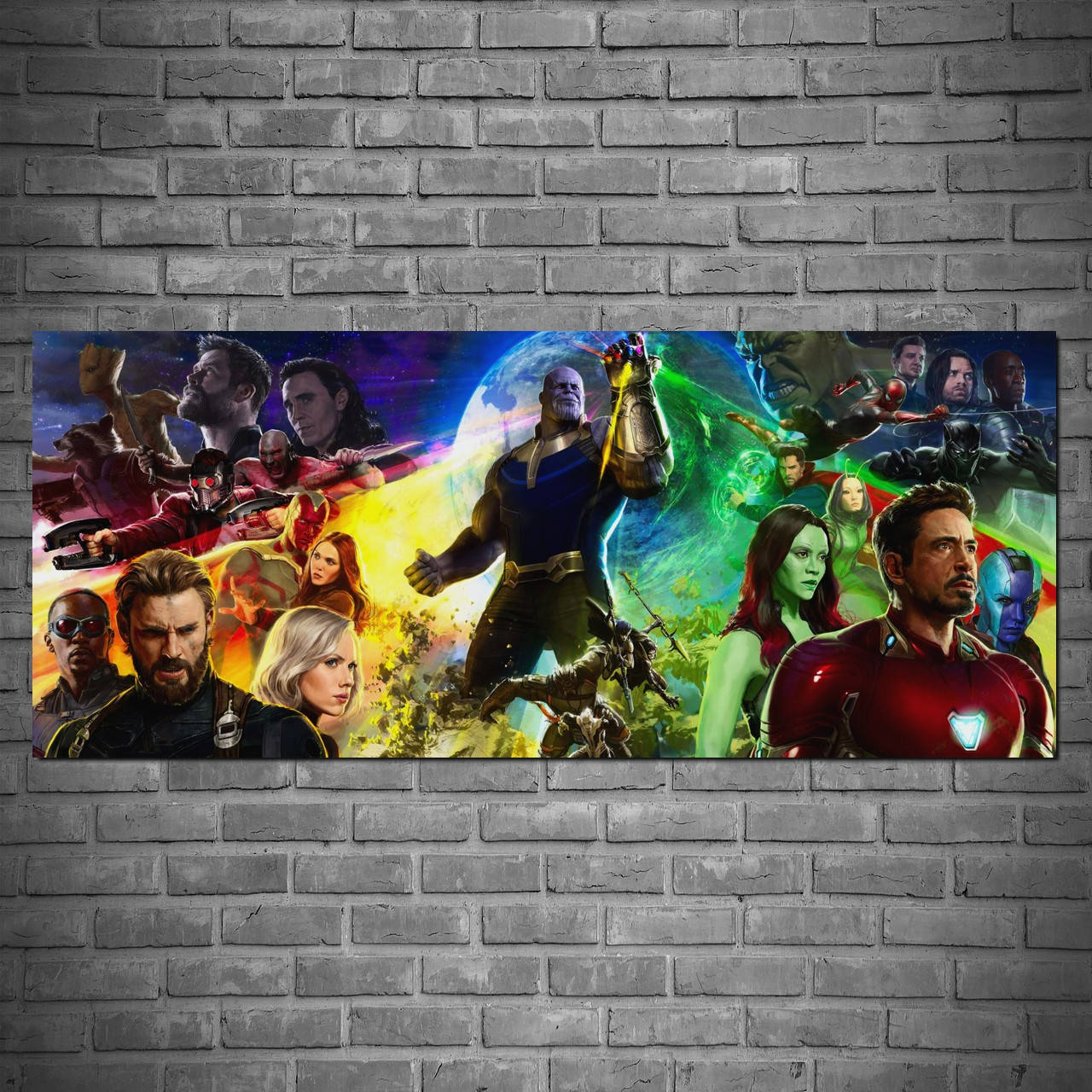 Плакат "Мстители, Война Бесконечности, панорама, Avengers: Infinity War (2018)" (артикул 1992)
Плакат "Мстители, Война Бесконечности, панорама, Avengers: Infinity War (2018)" (артикул 1992)