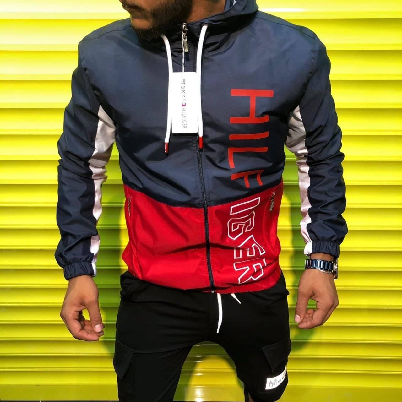 Мужская стильная ветровка tommy hilfiger (синяя с красным). Мужская весенняя куртка
Мужская стильная ветровка tommy hilfiger (синяя с красным). Мужская весенняя куртка
