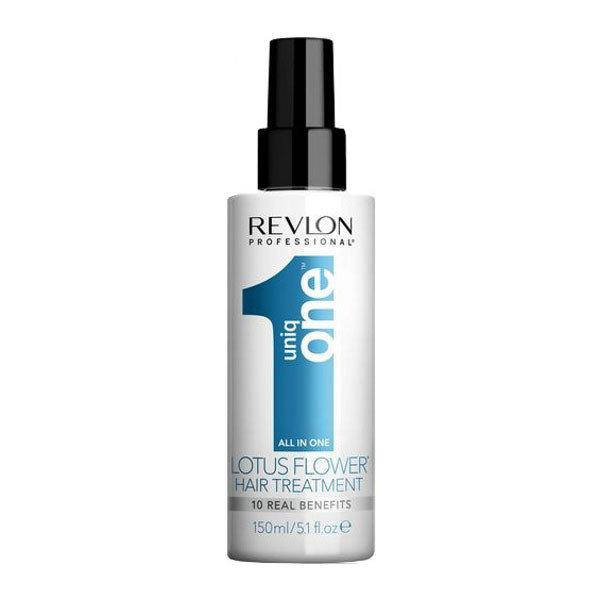 Спрей для волос с ароматом цветка лотоса Revlon Professional Uniq One All in One 150 мл (7256Gu)
Спрей для волос с ароматом цветка лотоса Revlon Professional Uniq One All in One 150 мл (7256Gu)