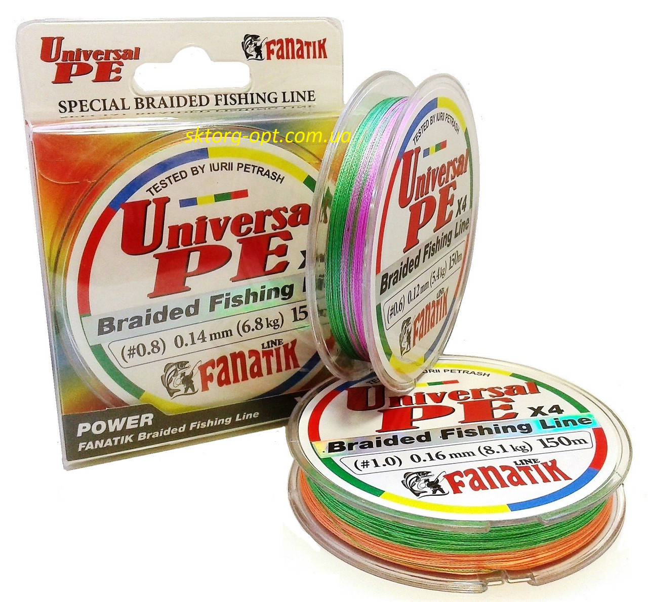 Шнур плетеный FANATIK Universal PE X4 150 m (#0,6) 0.12 mm 5,4 kg Varicoloured
Шнур плетеный FANATIK Universal PE X4 150 m (#0,6) 0.12 mm 5,4 kg Varicoloured