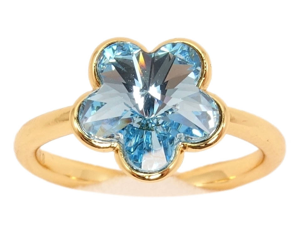 Кольцо Xuping Позолота 18K с кристаллами Swarovski "Голубой Цветок" р.16,17,18,18.5,19,19.5
Кольцо Xuping Позолота 18K с кристаллами Swarovski "Голубой Цветок" р.16,17,18,18.5,19,19.5