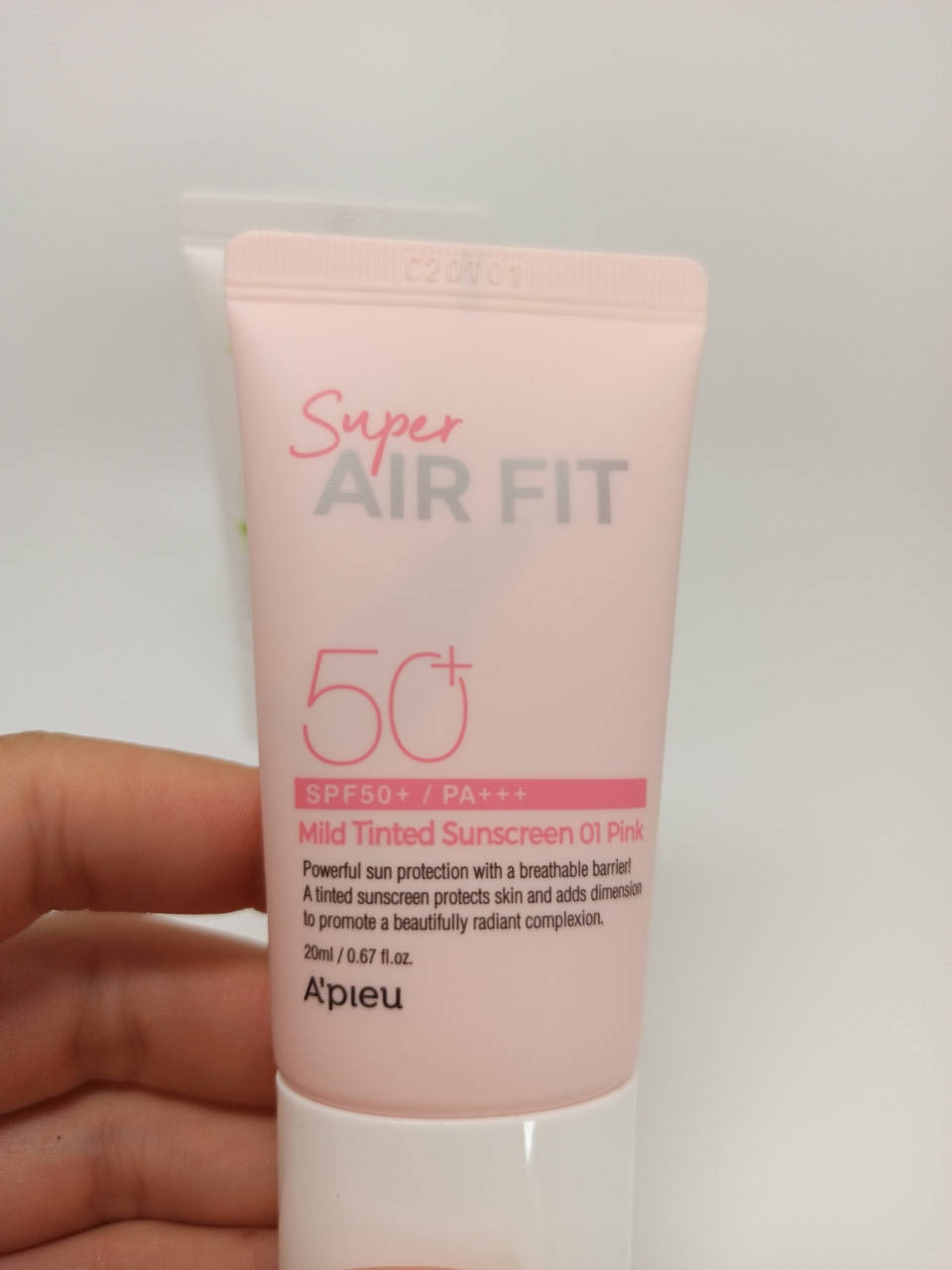 Мини версия солнцезащитного крема A’pieu Super Air Fit Sunscreen 20 мл тонированный крем
Мини версия солнцезащитного крема A’pieu Super Air Fit Sunscreen 20 мл тонированный крем
