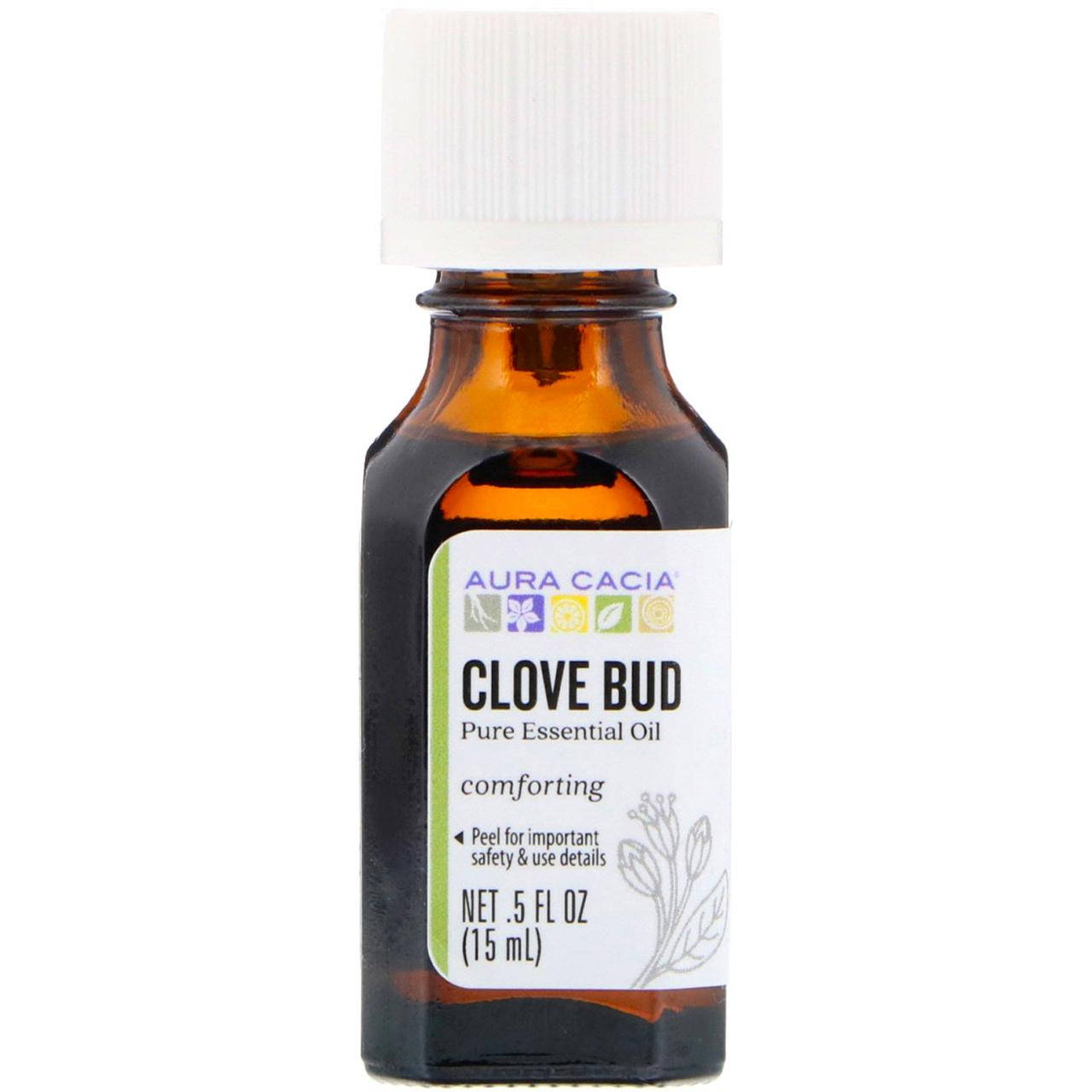 Aura Cacia, 100% чистое эфирное масло бутонов гвоздики, 0.5 жидкой унции (15 мл), официальный сайт, AUR-91114
Aura Cacia, 100% чистое эфирное масло бутонов гвоздики, 0.5 жидкой унции (15 мл), официальный сайт, AUR-91114
