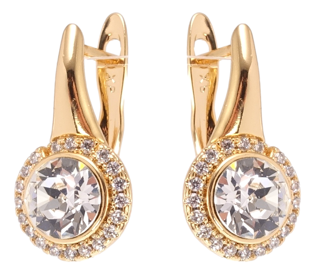Серьги Xuping Позолота 18K с кр-ми Swarovski английский замок "Кристаллы Clear в обрамлении циркония"
Серьги Xuping Позолота 18K с кр-ми Swarovski английский замок "Кристаллы Clear в обрамлении циркония"