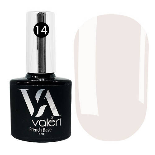Valeri French Base № 14 - камуфлирующая база (приглушенный бежево-лиловый, эмаль), 12 мл
Valeri French Base № 14 - камуфлирующая база (приглушенный бежево-лиловый, эмаль), 12 мл