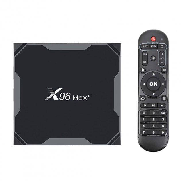 Смарт ТВ-приставка X96 Max+ 2/16 Гб Amlogic S905X3 Android 9.0 Заводской IR-пульт Android TV
Смарт ТВ-приставка X96 Max+ 2/16 Гб Amlogic S905X3 Android 9.0 Заводской IR-пульт Android TV