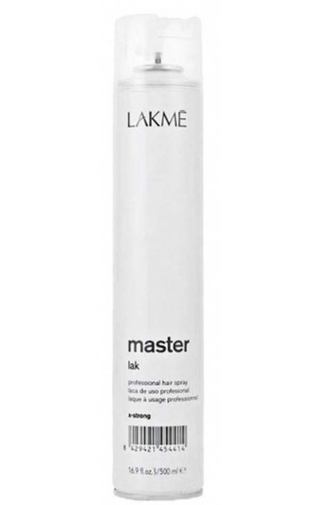 Профессиональный лак для волос экстрасильной фиксации Lakme Master Lak X-Strong 500мл
Профессиональный лак для волос экстрасильной фиксации Lakme Master Lak X-Strong 500мл