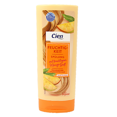 Кондиціонер для волосся Сіен манго Cien spulung feuchtig-keit 300ml 21шт/ящ (Код : 00-00011357)
Кондиціонер для волосся Сіен манго Cien spulung feuchtig-keit 300ml 21шт/ящ (Код : 00-00011357)