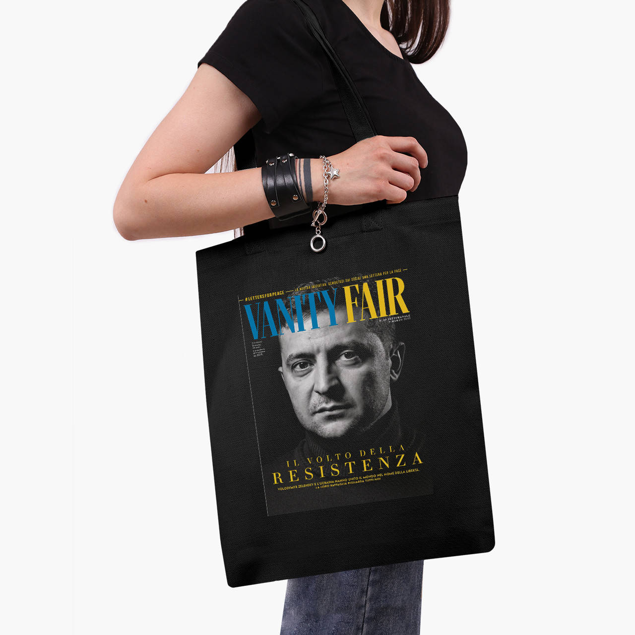 Эко сумка Владимир Зеленский (Vladimir Zelensky) (9227-3685-BK) черная классическая, Черный
Эко сумка Владимир Зеленский (Vladimir Zelensky) (9227-3685-BK) черная классическая, Черный