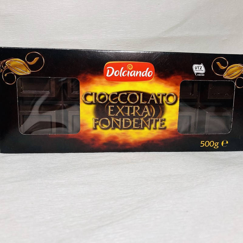 Шоколад темний Dolciando Cioccolato Extra Fondente 500 г 
Шоколад темний Dolciando Cioccolato Extra Fondente 500 г