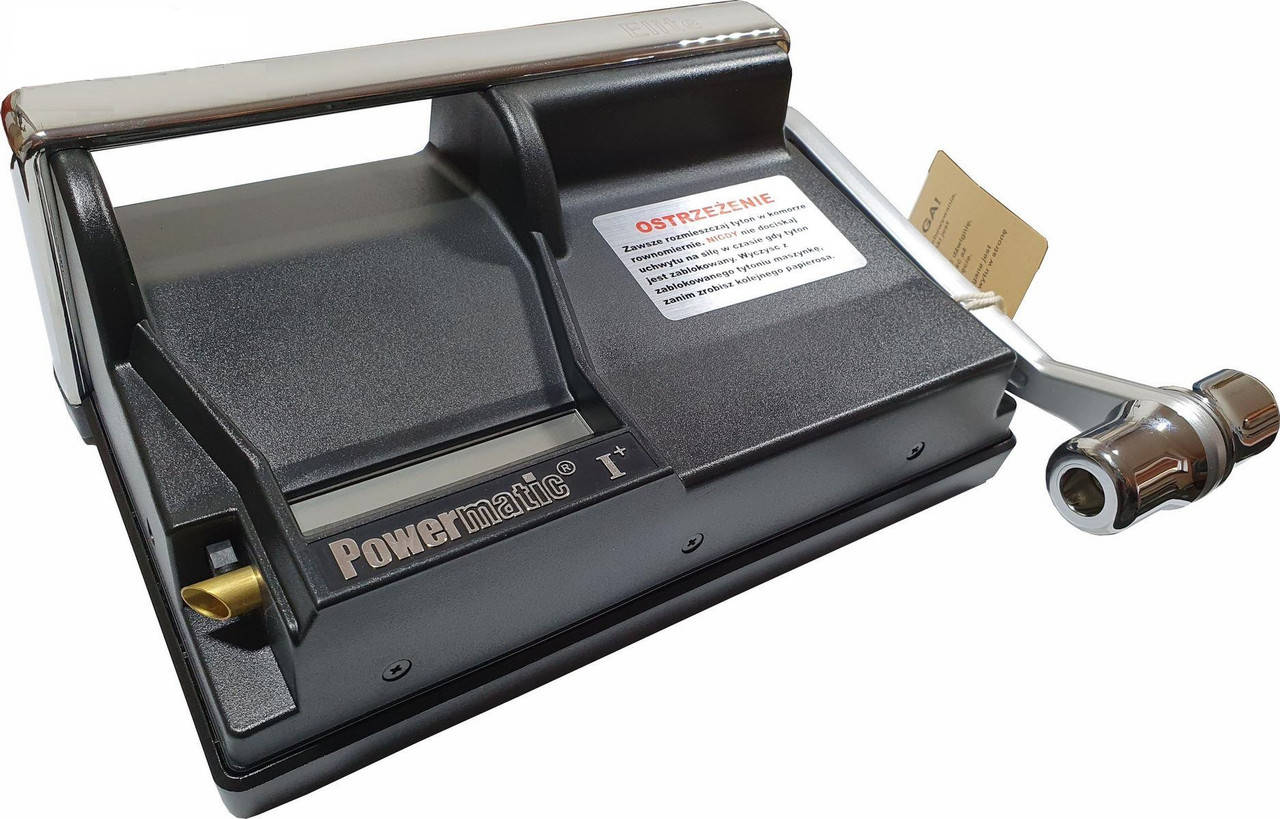 Машинка для набивки сигаретных гильз Powermatic I+ ELITE, Powermatic 1 Plus ELITE 
Машинка для набивки сигаретных гильз Powermatic I+ ELITE, Powermatic 1 Plus ELITE