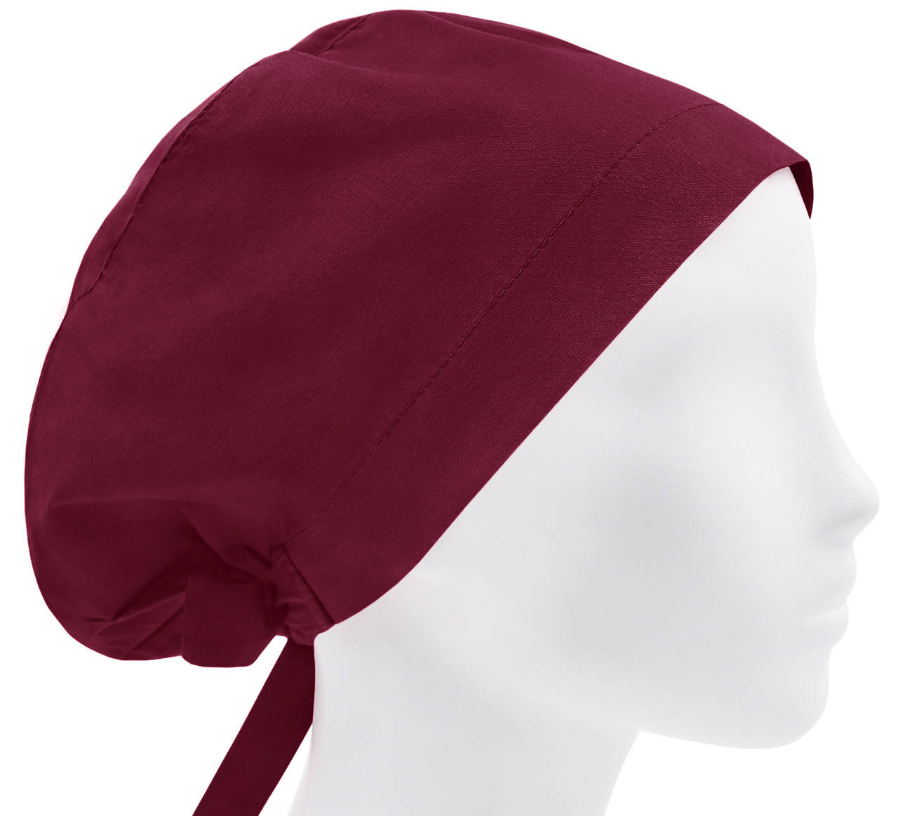 Медицинская Шапочка Шапка Женская тканевая хлопковая многоразовая однотонная бордовая, Бордовый 
Медицинская Шапочка Шапка Женская тканевая хлопковая многоразовая однотонная бордовая, Бордовый