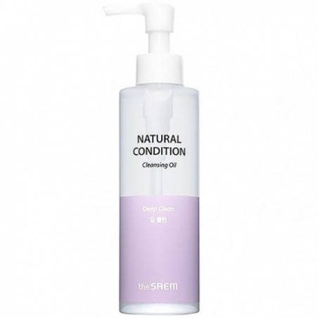 Гидрофильное масло (очищающее масло) для глубокого очищения The Saem Natural Condition cleansing oil deep
Гидрофильное масло (очищающее масло) для глубокого очищения The Saem Natural Condition cleansing oil deep