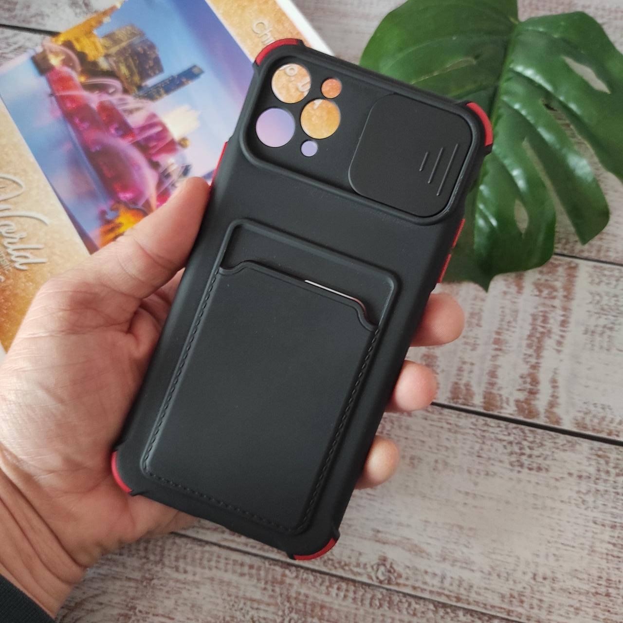 Чехол Camshield Card для Apple iPhone 11 PRO MAX со шторкой для камеры и карманом для карт Черный
Чехол Camshield Card для Apple iPhone 11 PRO MAX со шторкой для камеры и карманом для карт Черный