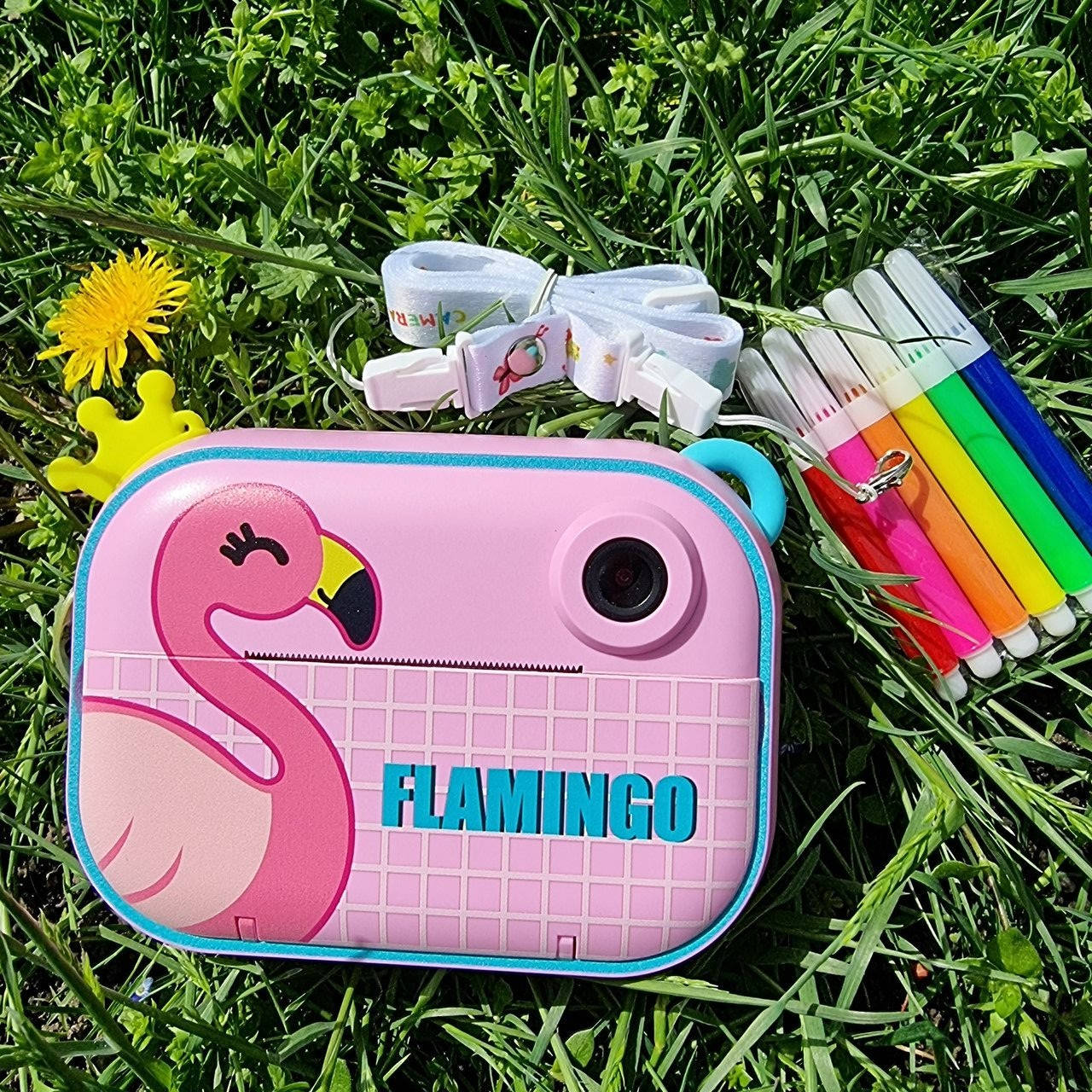 Детский фотоаппарат с селфи камерой мгновенной печати TOY G3 Pro Фламинго Unicorn с Wifi Розовый
Детский фотоаппарат с селфи камерой мгновенной печати TOY G3 Pro Фламинго Unicorn с Wifi Розовый