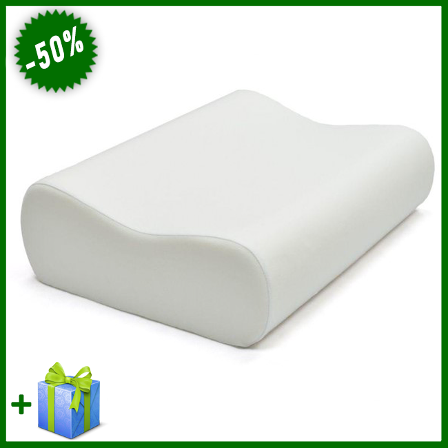 Ортопедическая подушка для сна Memory Pillow с памятью, эргономическая подушка для сна, Белый
Ортопедическая подушка для сна Memory Pillow с памятью, эргономическая подушка для сна, Белый
