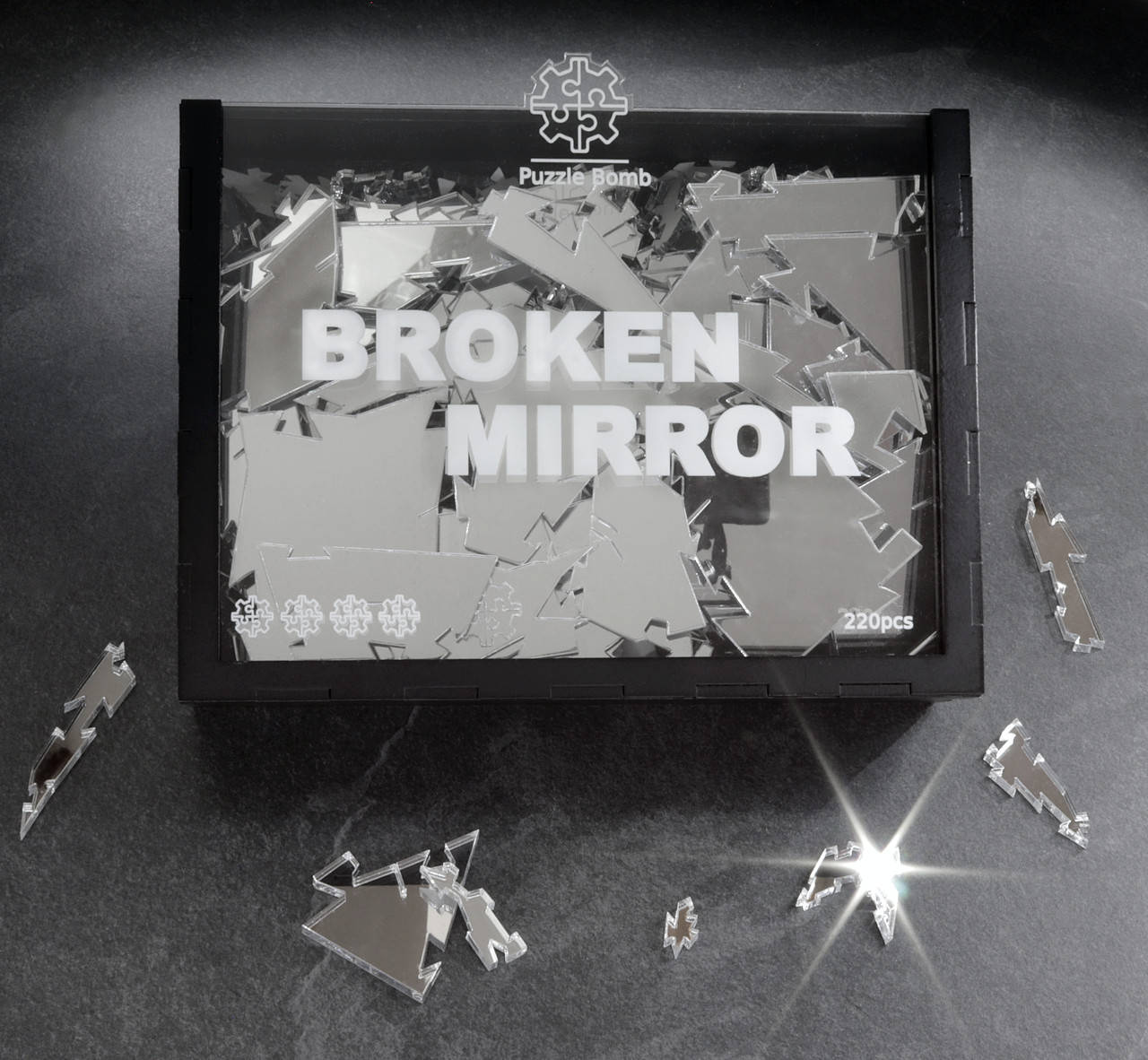 Пазл-головоломка з дзеркального акрилу "Broken Mirror" 4* від української компанії Puzzle Bomb
Пазл-головоломка з дзеркального акрилу "Broken Mirror" 4* від української компанії Puzzle Bomb