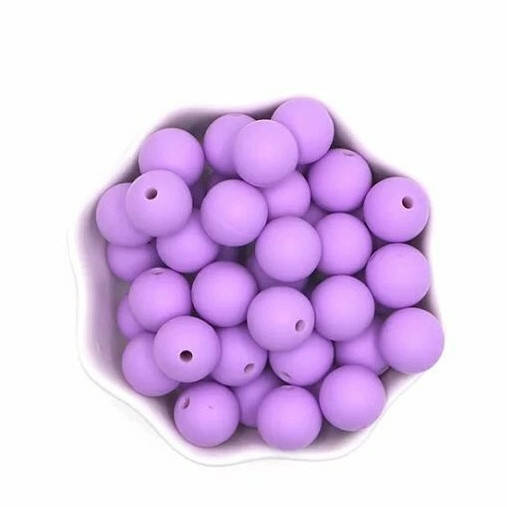 Круглая 12 мм бусина силиконовая Сиреневый светлый
Круглая 12 мм бусина силиконовая Сиреневый светлый