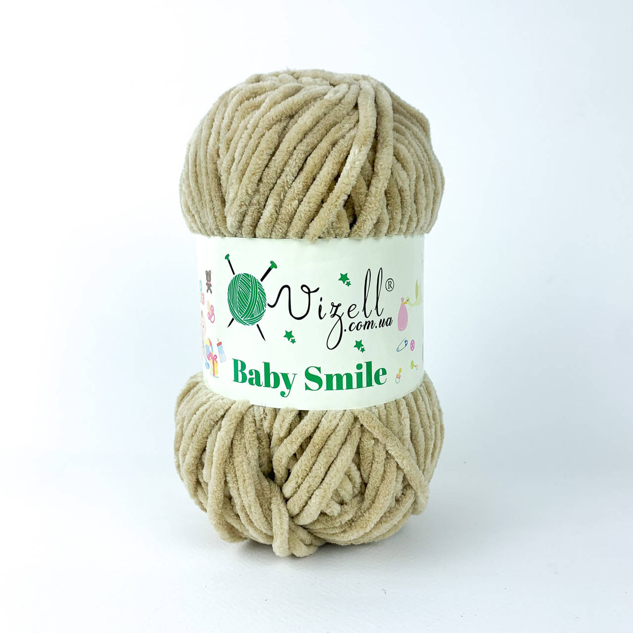 Vizell Baby Smile (Визелл Беби Смаил) № 022 светлый беж (Пряжа плюшевая, нитки велюр для вязания), Бежевый
Vizell Baby Smile (Визелл Беби Смаил) № 022 светлый беж (Пряжа плюшевая, нитки велюр для вязания), Бежевый