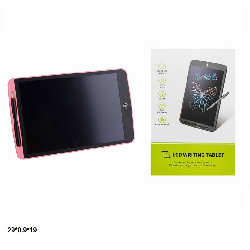 Планшет для рисования LCD Writing Tablet 12'' цветной, 7 цветов, в кор. 29*0,9*19см (100шт)
Планшет для рисования LCD Writing Tablet 12'' цветной, 7 цветов, в кор. 29*0,9*19см (100шт)
