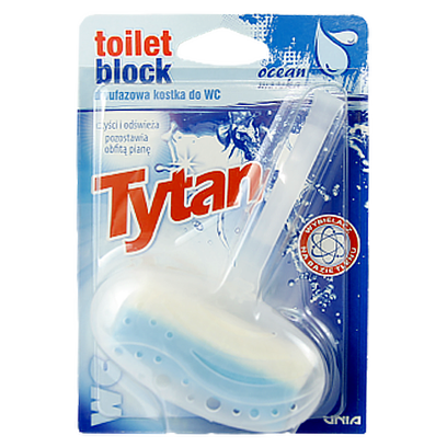 Підвіска для унітазу двофазна Титан морська Tytan toilet block ocean 40g 24шт/ящ (Код : 00-00011014)
Підвіска для унітазу двофазна Титан морська Tytan toilet block ocean 40g 24шт/ящ (Код : 00-00011014)