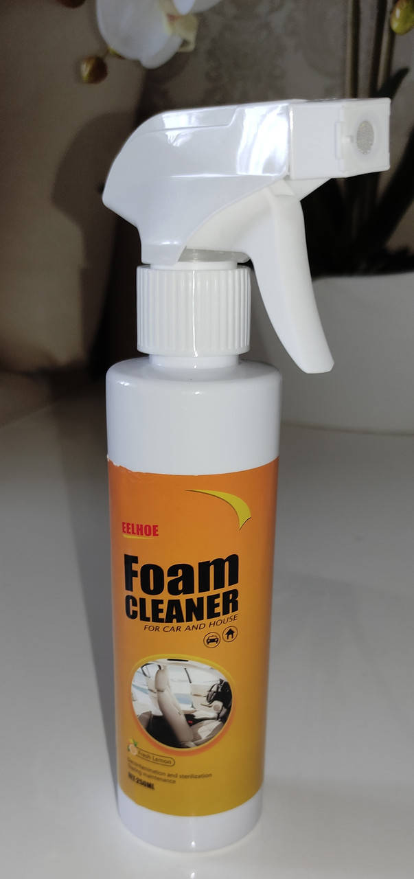 Пенный очиститель салона автомобиля. Foam cleaner универсальный очиститель
Пенный очиститель салона автомобиля. Foam cleaner универсальный очиститель