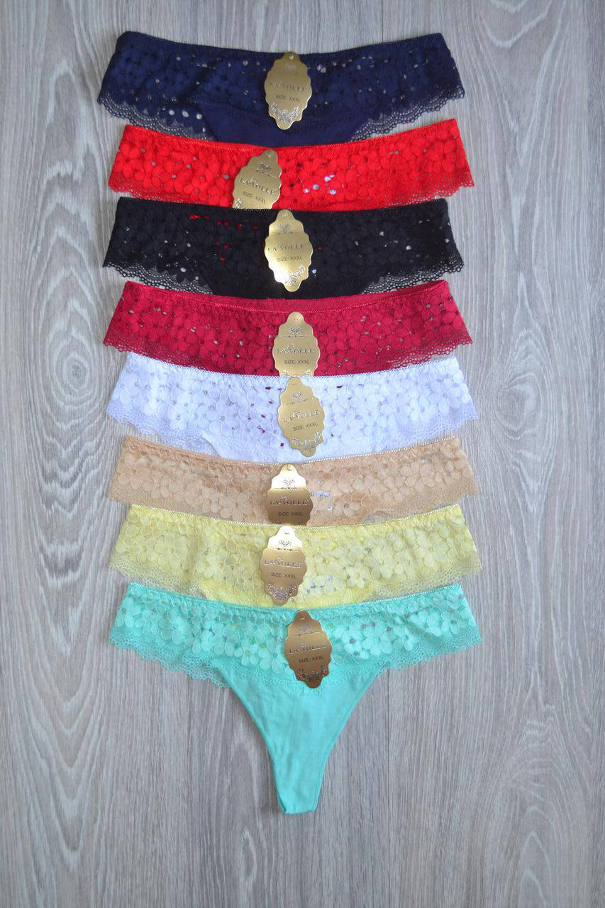 Стринги LaVolle хлопок ажурный пояс (8035) 
Стринги LaVolle хлопок ажурный пояс (8035)