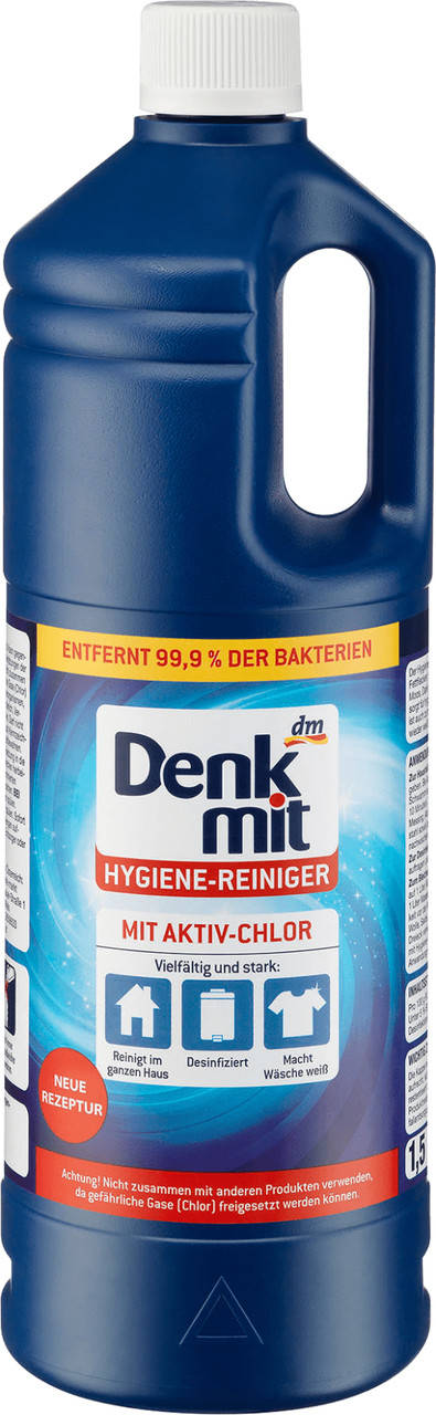 Гигиенический очиститель для дезинфекции поверхностей Denkmit Hygiene-Reiniger 4058172185649 1,5 л
Гигиенический очиститель для дезинфекции поверхностей Denkmit Hygiene-Reiniger 4058172185649 1,5 л