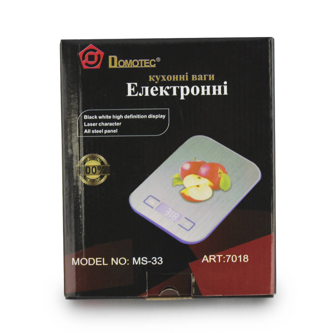 Весы ACS до 10kg Domotec MS 33
Весы ACS до 10kg Domotec MS 33