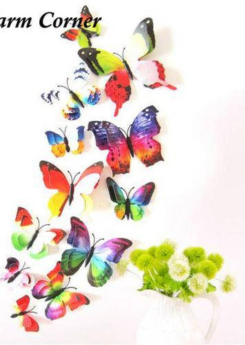 Бабочки для декора двойные 12 шт., разноцветные
Бабочки для декора двойные 12 шт., разноцветные