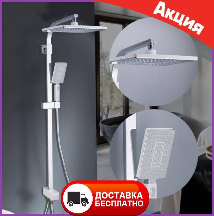 Душевая система с верхним тропическим душем Gappo G2408-8 настенная без смесителя, Белый
Душевая система с верхним тропическим душем Gappo G2408-8 настенная без смесителя, Белый