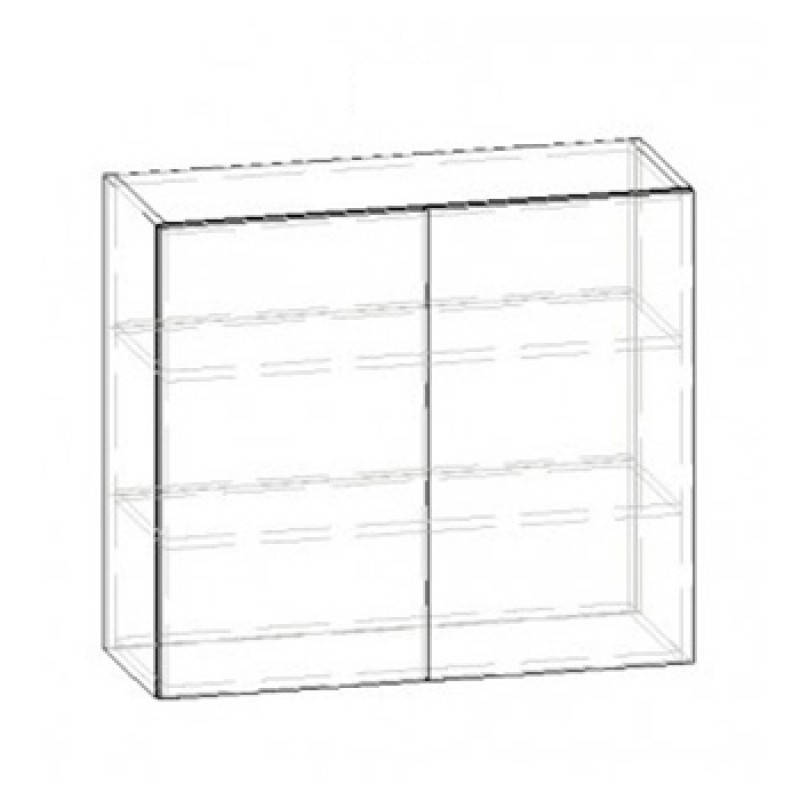 Навісна шафа в кухню з ДСП 80В Грета Мебель Сервіс
Навісна шафа в кухню з ДСП 80В Грета Мебель Сервіс