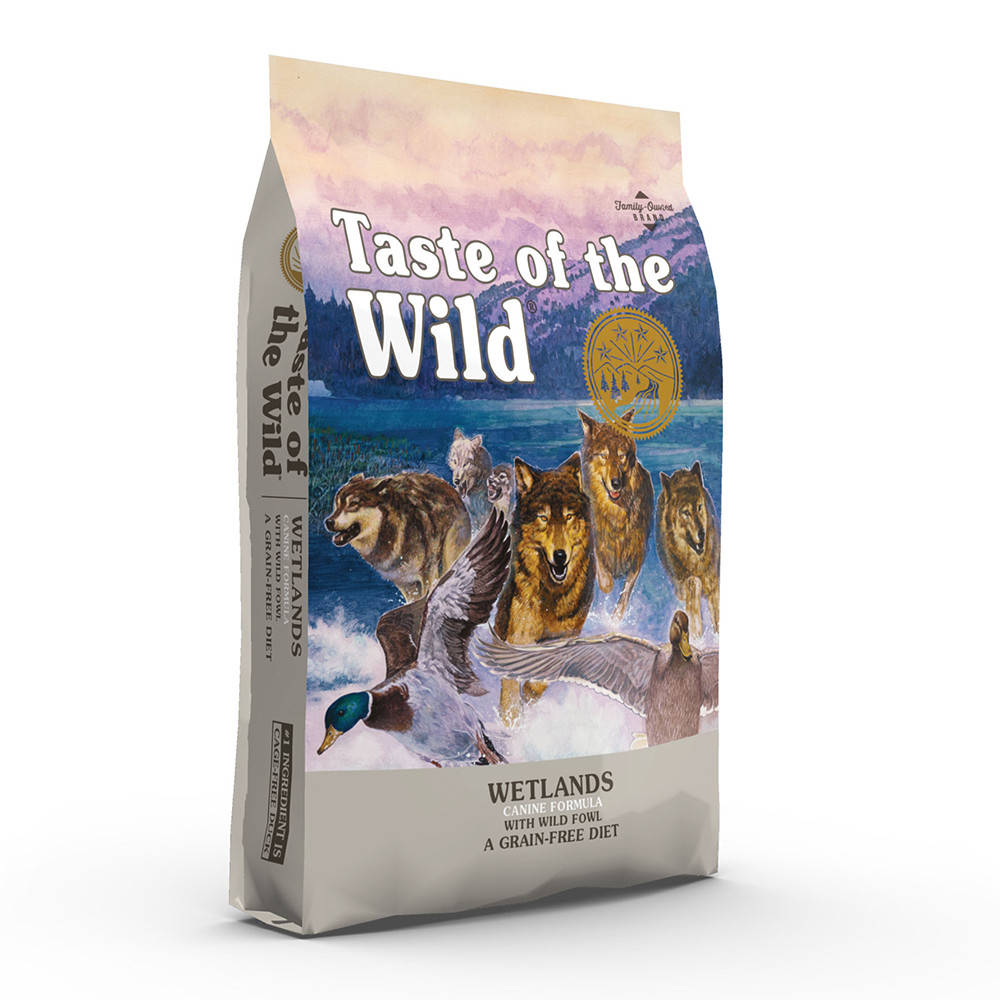 Корм для собак Taste of the Wild Wetlands Canine 12,2 кг з качкою, індичкою та перепілкою
Корм для собак Taste of the Wild Wetlands Canine 12,2 кг з качкою, індичкою та перепілкою