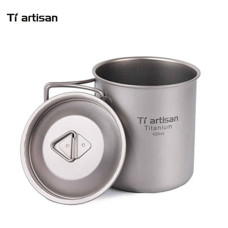 Туристическая титановая кружка Tiartisan 420 мл Титанова кружка. Туристическая посуда из титана., Светло-серый
Туристическая титановая кружка Tiartisan 420 мл Титанова кружка. Туристическая посуда из титана., Светло-серый