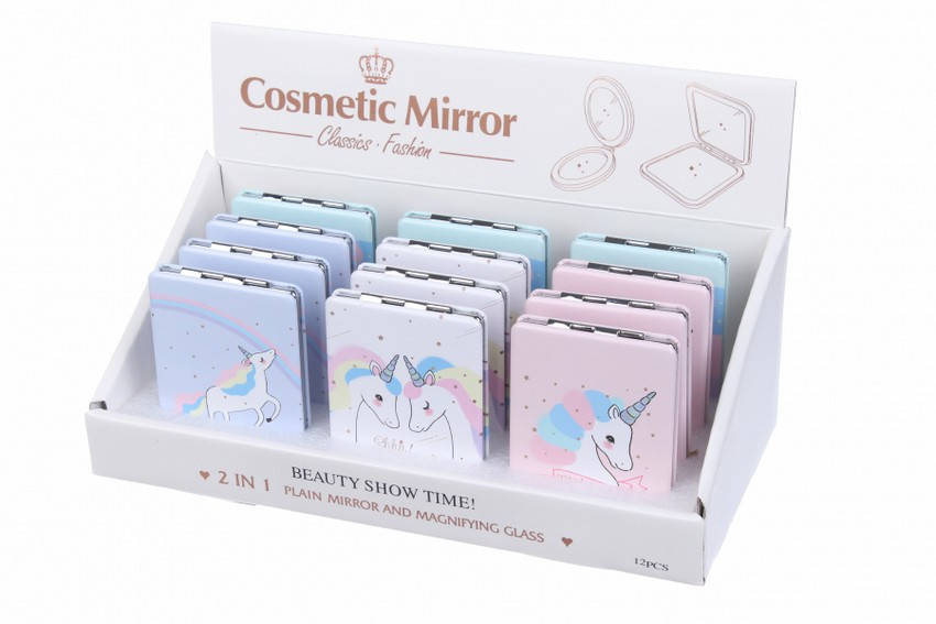 Зеркальце сувенирное кожзаменитель "Единорог", Разные цвета
Зеркальце сувенирное кожзаменитель "Единорог", Разные цвета