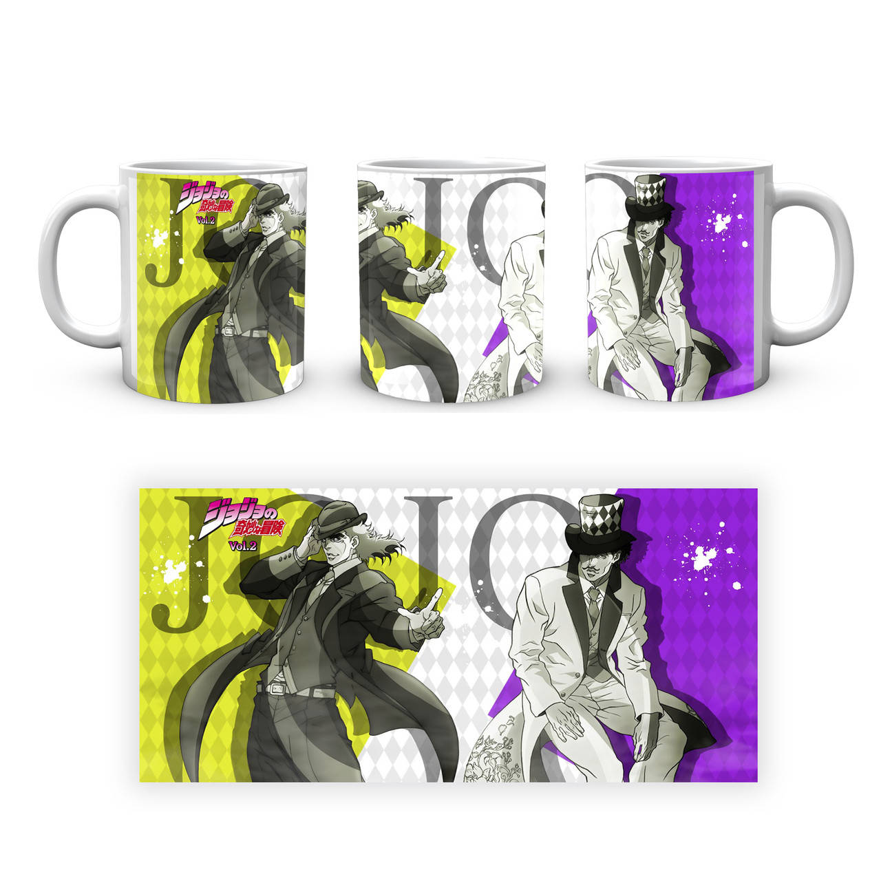 Кружка GeekLand Невероятные приключения ДжоДжо JoJo's Bizarre Adventure Спидвагон и Уильям Цеппели JJ 02.578, Белый
Кружка GeekLand Невероятные приключения ДжоДжо JoJo's Bizarre Adventure Спидвагон и Уильям Цеппели JJ 02.578, Белый