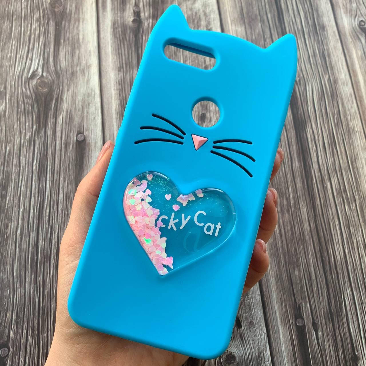 Чехол для Xiaomi Mi8 Lite с котиком с жидкостью переливающийся 3D чехол на телефон сяоми ми8 лайт голубой CWL
Чехол для Xiaomi Mi8 Lite с котиком с жидкостью переливающийся 3D чехол на телефон сяоми ми8 лайт голубой CWL