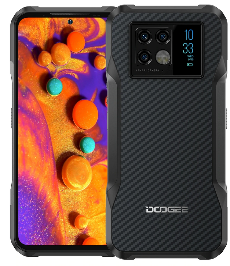Doogee V20 6.43" 2K 8GB RAM 256GB ROM 64MP Night Vision Camera 5G 6000 мАч IP68 IP69K NFC Android11 Black, Черный
Doogee V20 6.43" 2K 8GB RAM 256GB ROM 64MP Night Vision Camera 5G 6000 мАч IP68 IP69K NFC Android11 Black, Черный
