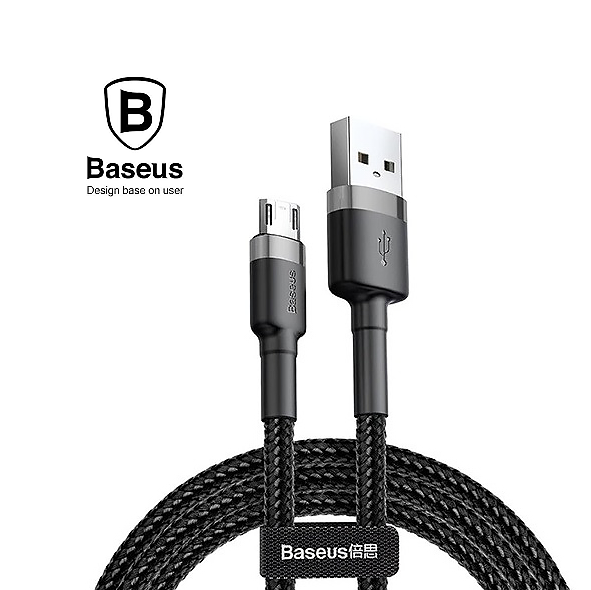 Кабель MicroUSB 2.4А для быстрой зарядки Микро ЮСБ Baseus 1м (черный)
Кабель MicroUSB 2.4А для быстрой зарядки Микро ЮСБ Baseus 1м (черный)