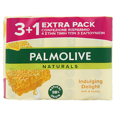 Мило Палмолів молоко і мед Palmolive naturals milk and honey 4х90g 18шт/ящ (Код : 00-00012140)
Мило Палмолів молоко і мед Palmolive naturals milk and honey 4х90g 18шт/ящ (Код : 00-00012140)