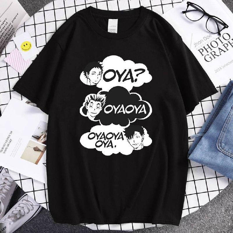 Футболка Haikyu!! мужская черная с принтом OYA
Футболка Haikyu!! мужская черная с принтом OYA