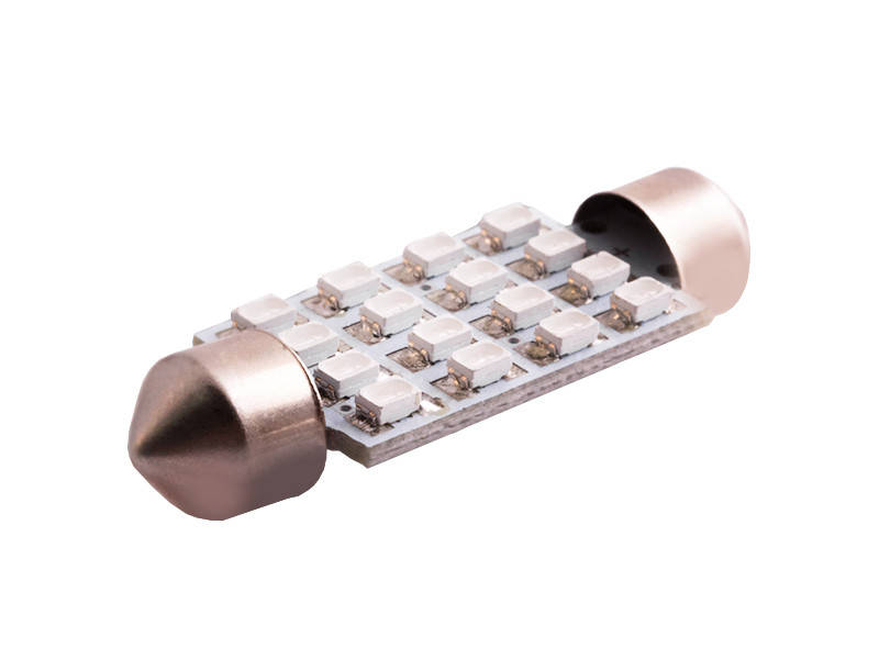 Светодиодная автолампа C5W SV8.5 12В 41мм SMD1206-16led синий 
Светодиодная автолампа C5W SV8.5 12В 41мм SMD1206-16led синий