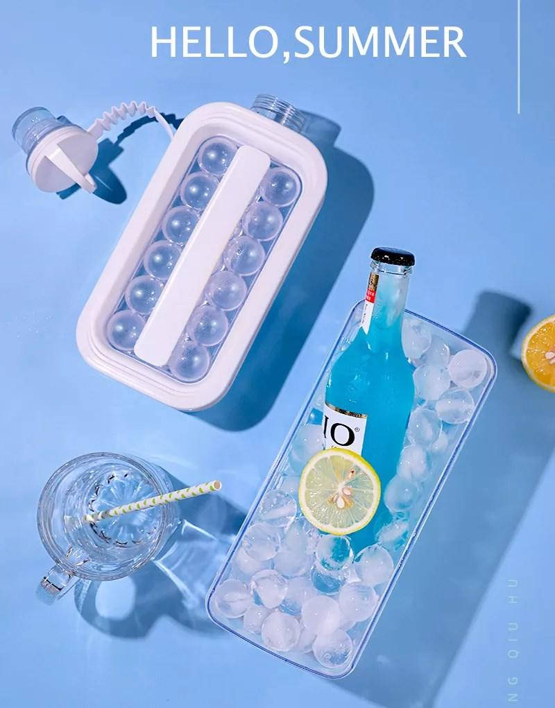 Портативная силиконовая форма для льда бутылка 2 в 1 ICE CUBE TRAY складная на 17 шариков Белый mr
Портативная силиконовая форма для льда бутылка 2 в 1 ICE CUBE TRAY складная на 17 шариков Белый mr