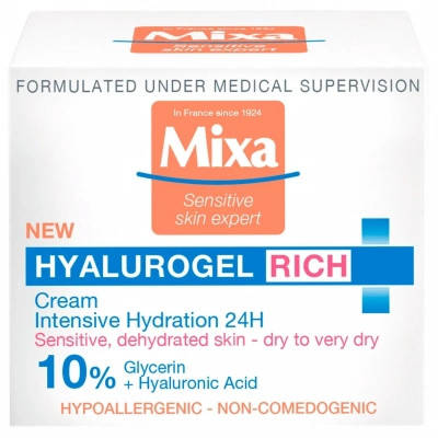 Крем для лица Mixa Hyalurogel Rich для очень сухой чувствительной кожи 50 мл (3600550934922)
Крем для лица Mixa Hyalurogel Rich для очень сухой чувствительной кожи 50 мл (3600550934922)