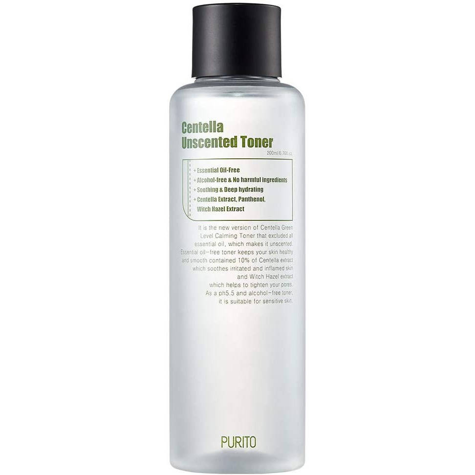 Успокаивающий тонер для чувствительной кожи без масел PURITO Centella Unscented Toner, 200 мл
Успокаивающий тонер для чувствительной кожи без масел PURITO Centella Unscented Toner, 200 мл