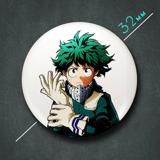 "Идзуку Мидория (Моя геройская академия / My Hero Academia)" значок круглый на булавке Ø32 мм
"Идзуку Мидория (Моя геройская академия / My Hero Academia)" значок круглый на булавке Ø32 мм