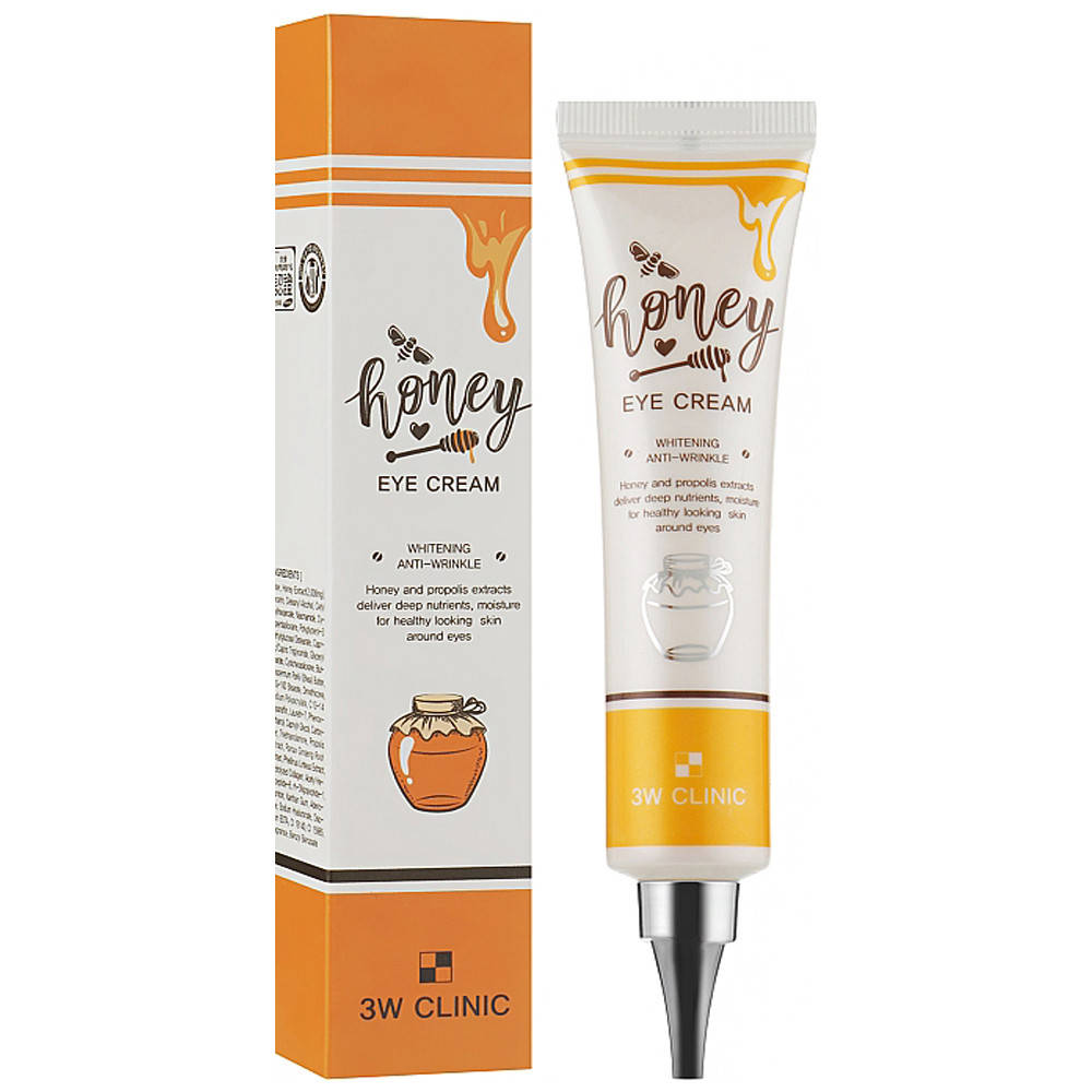 Крем для кожи вокруг глаз с экстрактом меда и прополиса 3W Clinic Honey Eye Cream, 40 мл
Крем для кожи вокруг глаз с экстрактом меда и прополиса 3W Clinic Honey Eye Cream, 40 мл
